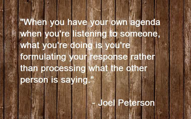 Joel Peterson, Chairman at JetBlue – Listening Without an Agenda!